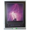 Image 1 : Lightning Photo & Quote on MDF Board