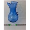 Image 1 : Murano Blue Glass Pitcher