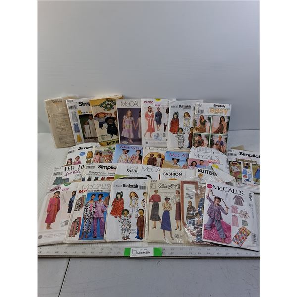 Numerous Assorted Sewing Patterns
