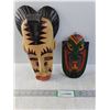 Image 1 : (2) Wooden Masks made in Indonesia