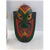 Image 3 : (2) Wooden Masks made in Indonesia