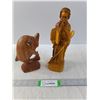 Image 1 : Wooden "Prophet" and Dolphin