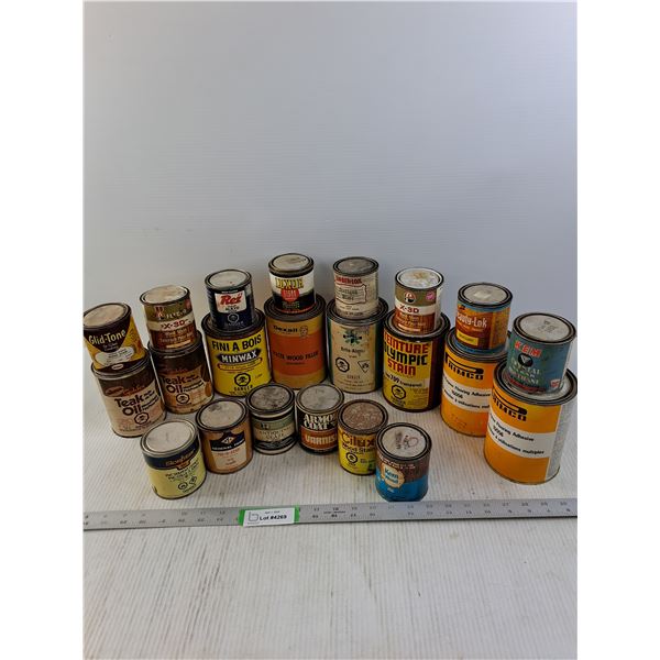 Assorted Stains and Adhesives