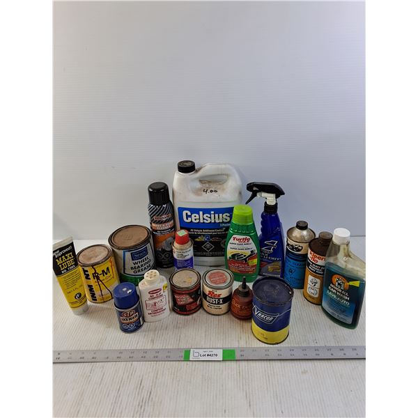 Vehicle Chemicals, Greases, Waxes and Cleaners