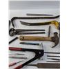 Image 3 : Assorted Hand Tools, Hammer, Punches, Files Nippers and Wrench