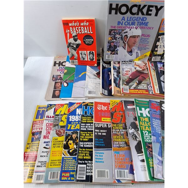 Lots of Sports Related Books, Hockey/Baseball/Football
