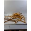 Image 1 : Assorted Wooden Hangers