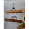 Image 2 : Assorted Wooden Hangers