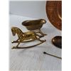 Image 2 : Copper Clored Plate and Brass Colored Items