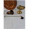 Image 3 : Copper Clored Plate and Brass Colored Items
