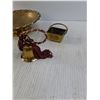 Image 2 : Brass Colored Dishes, Containers, Bell and Salt & Pepper Shakers