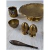 Image 3 : Brass Colored Dishes, Containers, Bell and Salt & Pepper Shakers