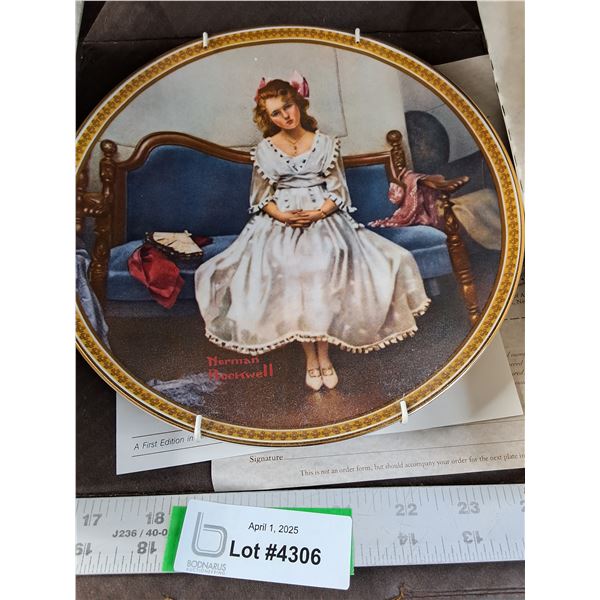 The Bradford Exchange "Waiting at the Dance"