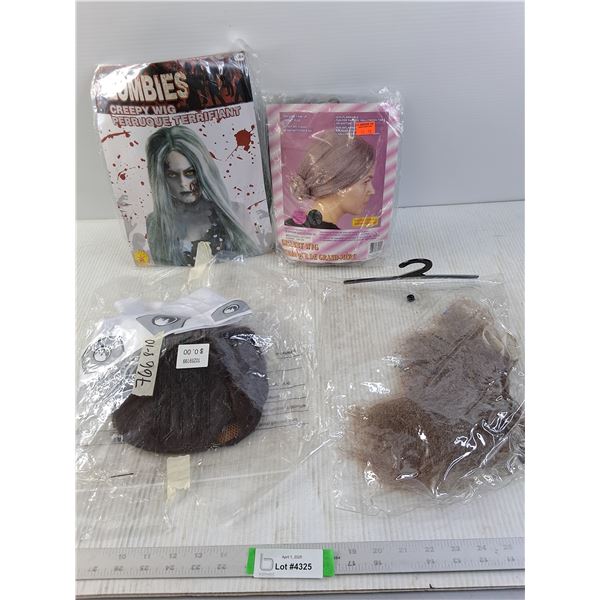 Halloween Wigs, Different Packages