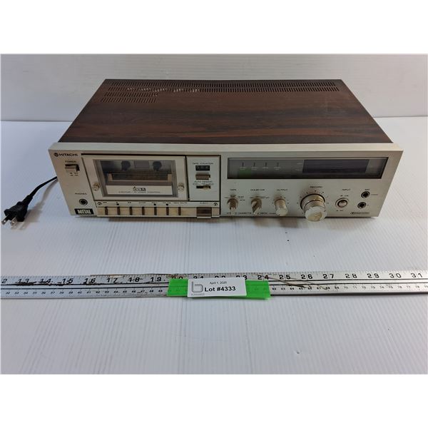 Hitachi Stereo Cassette Tape Deck