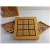 Image 3 : Wooden Display Box and Sudoku Game