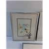 Image 2 : (2) Framed Bird Art Prints and Photo Frame