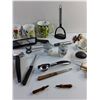 Image 4 : Mugs, Potato Masher, Cabbage Cutter, Can Opener, Ice Cream Scoop and Misc