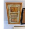 Image 2 : (2) Photo Frames and Framed Art Print