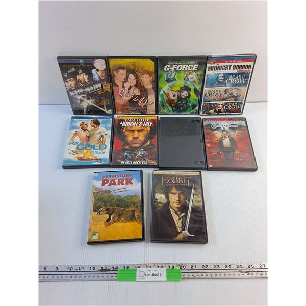 (10) DVD Movies - G Force, Hobbit and Prehistoric Park