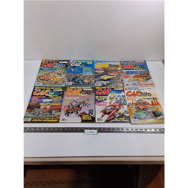 (8) CARtoons Magazines