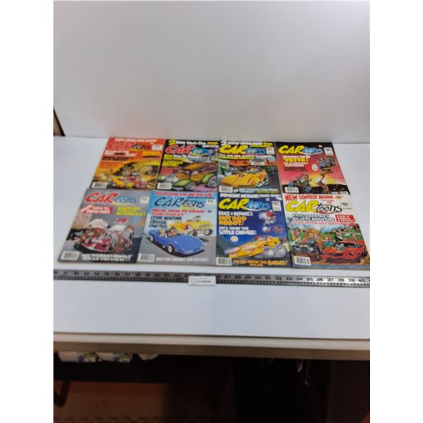 (8) CARtoons Magazines