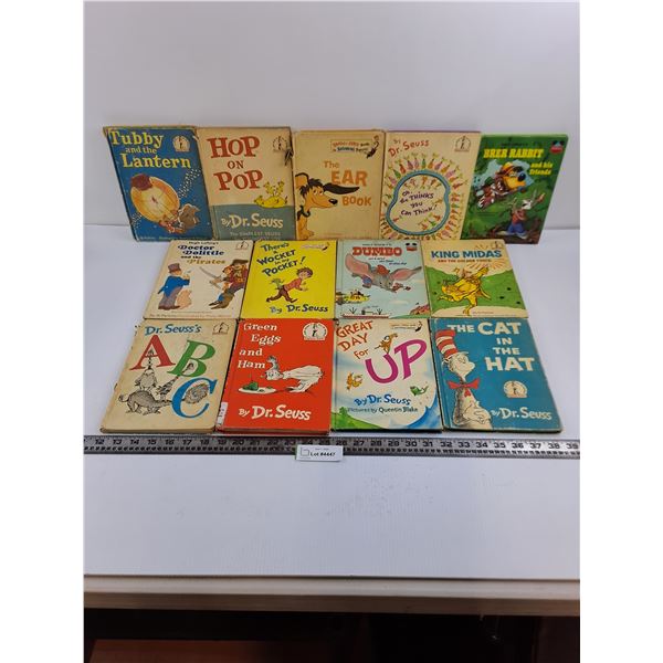 (13) Vintage Children's Books (Dr. Seuss, Walt Disney)