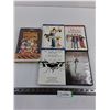 Image 1 : (5) Movies (Duck Tales VHS, Meet the Fockers DVD, The Dark Knight Trilogy DVD)