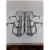 Image 2 : (2) Wire Basket Trays - Adjustable 24" Length x 5" Depth