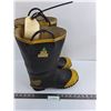 Image 1 : Ranger Pair of Steel-Toed Fire Fighter Boots Size 11