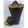 Image 2 : Ranger Pair of Steel-Toed Fire Fighter Boots Size 11