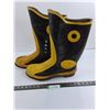Image 1 : Pair of Steel-Toed Fire Fighter Boots Size 13