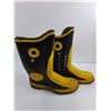 Image 2 : Pair of Steel-Toed Fire Fighter Boots Size 13