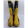 Image 3 : Pair of Steel-Toed Fire Fighter Boots Size 13