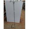 Image 1 : * Outdoor Metal Plant Hanger 79" Length with Separate Adjustable Foot