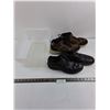 Image 1 : (2) Pairs of Men's Shoes Size 9 (Red Wing & Skechers) with Tote