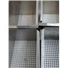 Image 3 : (6) Stainless Steel Metal Storage Boxes - Each 10" x 8" x 7"