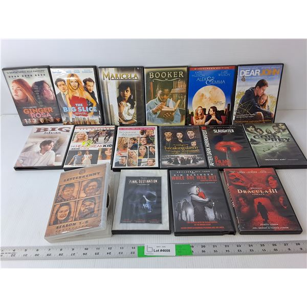 (16) DVDs/Sets- Dear John, Final Destination, Letterkenny, Misc.