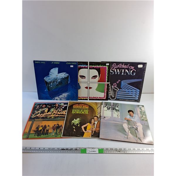 (6) Vinyl Records - Daryl Hall, Tijuana Brass and Cooper Brothers