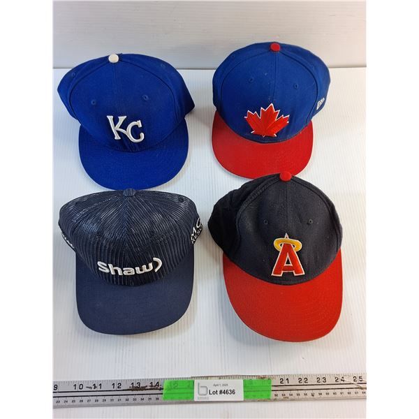 (4) Baseball Caps