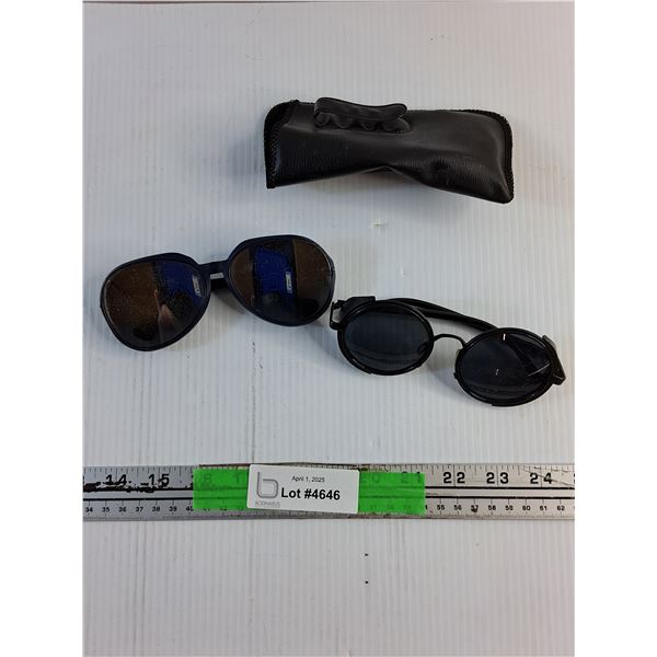 (2) Sunglasses and Case
