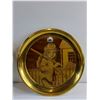Image 2 : (2) Brass Plated Decorative Plates