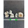 Image 1 : (4) Ceramic Unicorn Decorations