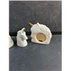 Image 3 : (4) Ceramic Unicorn Decorations