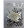 Image 2 : (10) Packs of 100 - 1/4" Stainless Steel Buckle Nuts