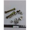 Image 1 : (2) 3/4" x 5" Bolts with (16) 3/4" Steel Hex Nuts