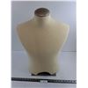 Image 1 : Mannequin Torso with Adjustable Metal Base 25" x 18" x 9"