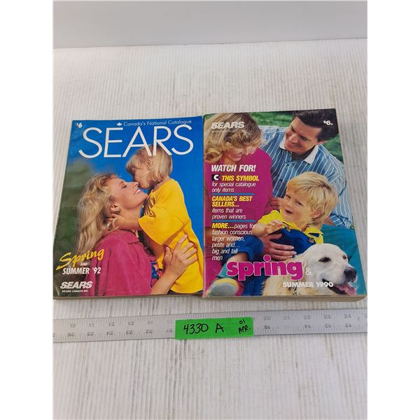(2) Sears Catalogs