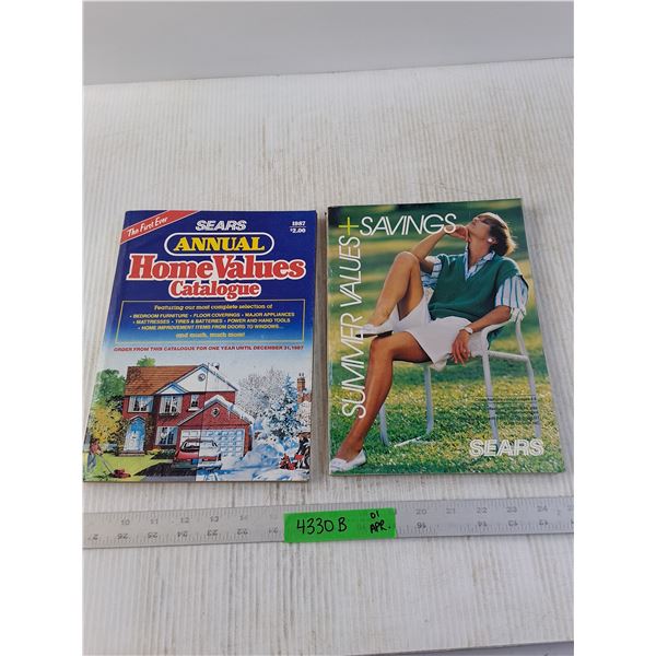 (2) Sears Catalogs