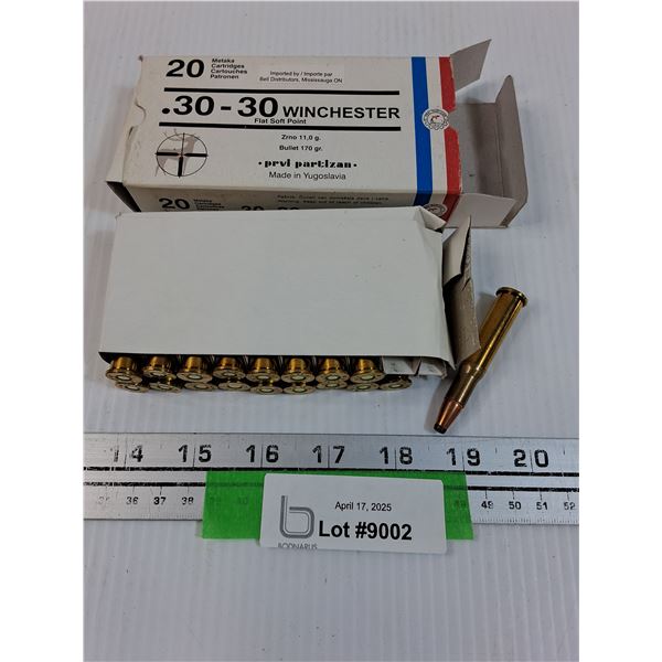 *^ Winchester 30-30 Bullets/Ammo - Valid PAL Required - CANNOT SHIP